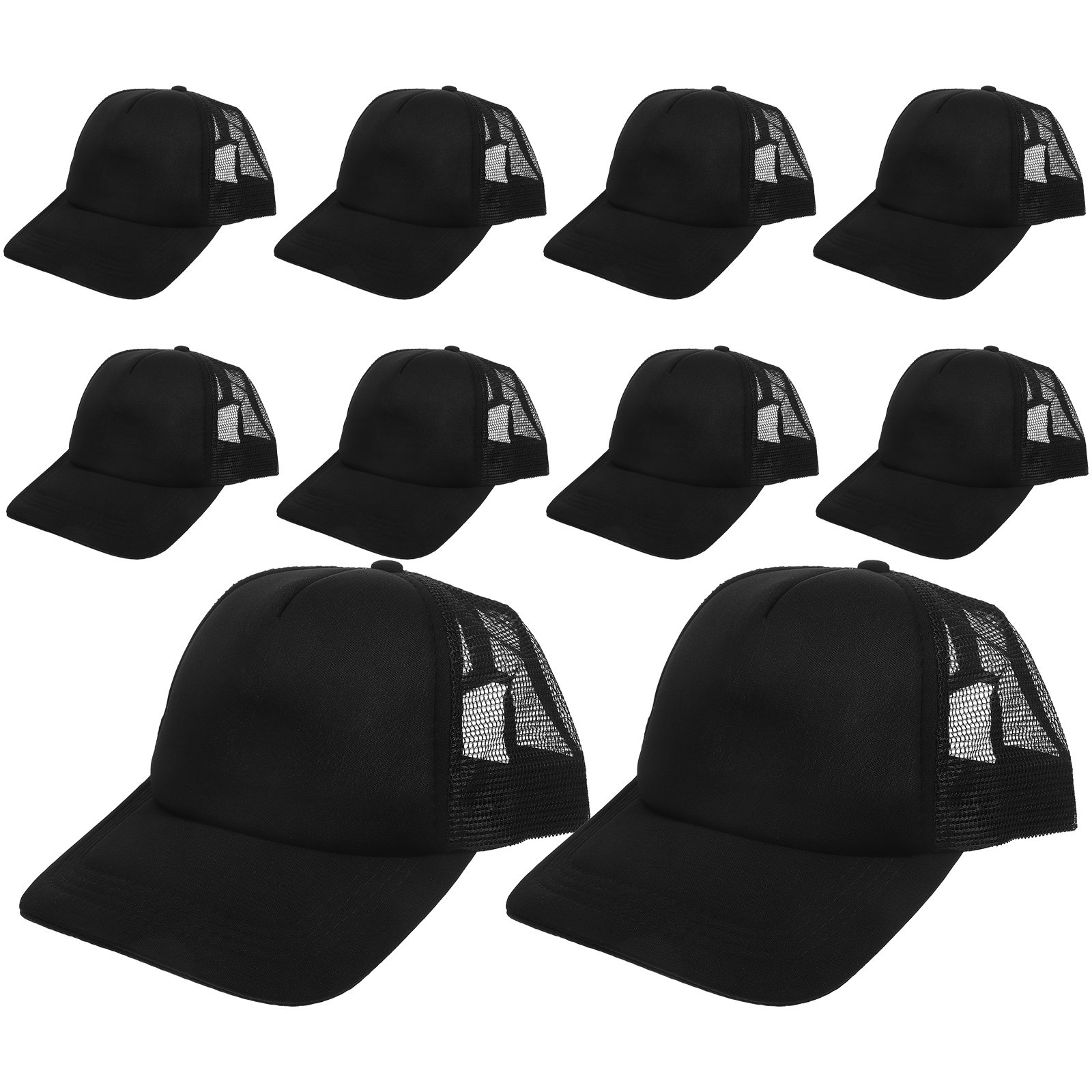 Hat Sublimation Blank - 10 stuks mesh baseball caps, blanco