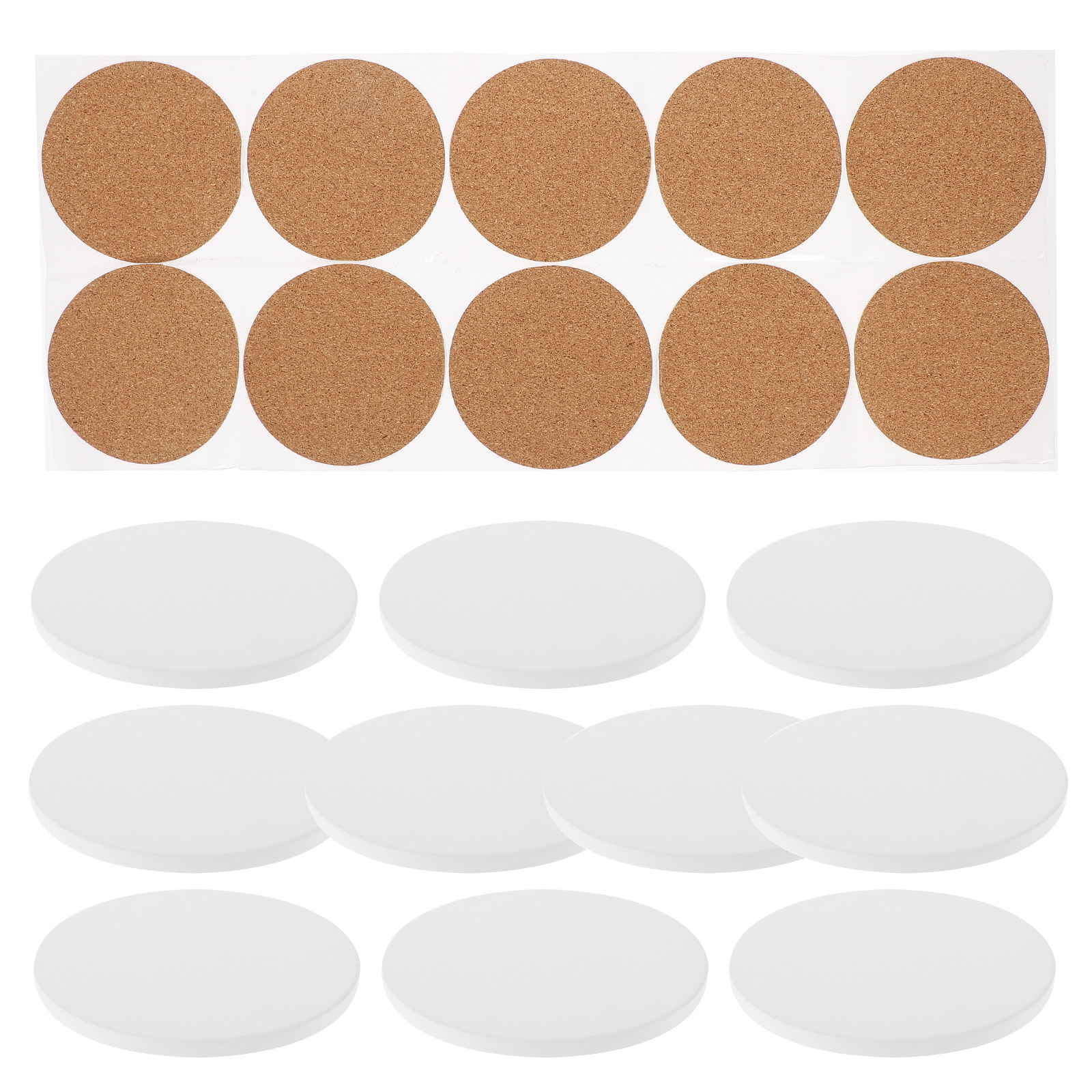 Coaster Sublimation Blank - 10Set Keramische Onderzetters Sublimatie Blank Hitteoverdracht