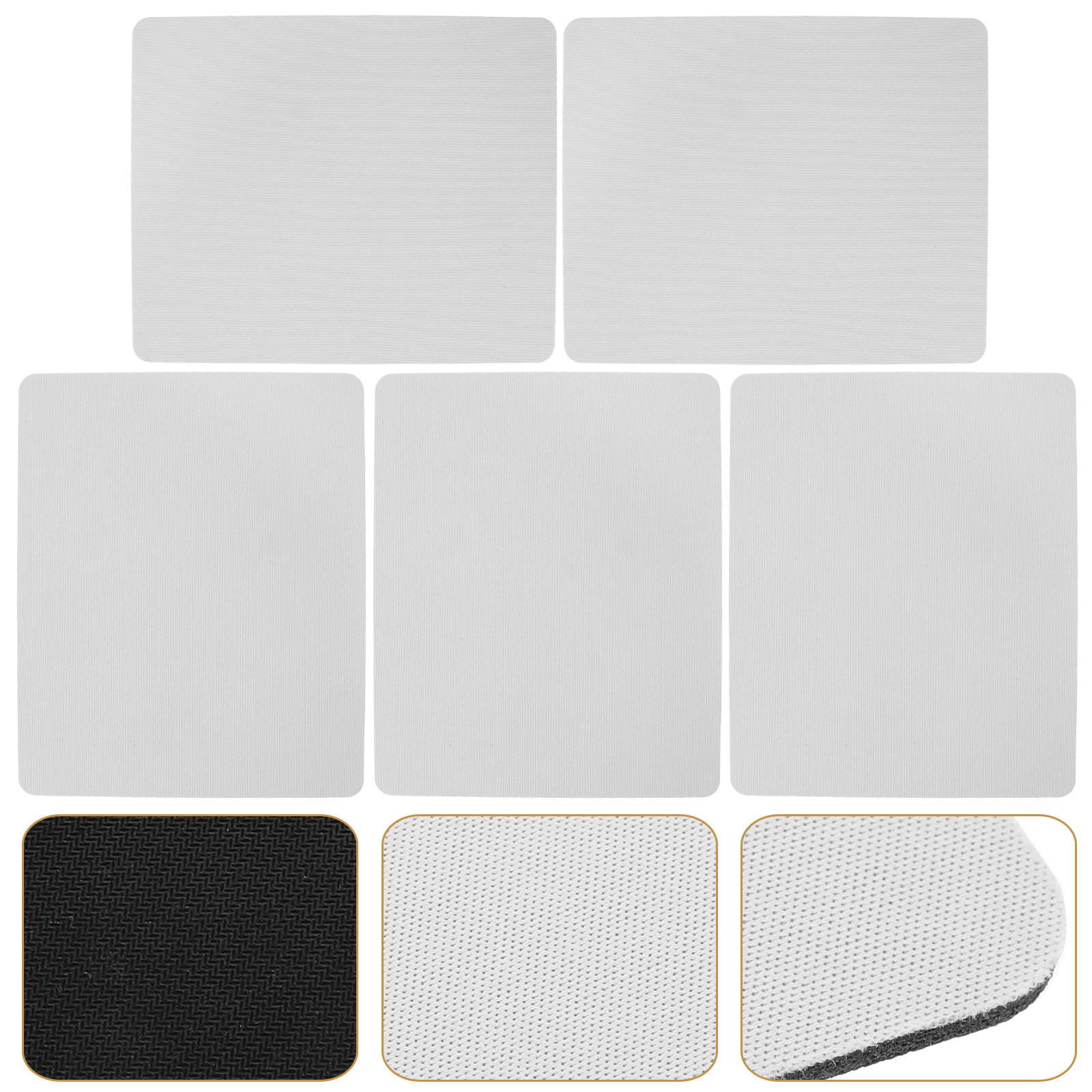 Mouse Pad Blank Sublimation - 5 stuks extra grote sublimatie muismat