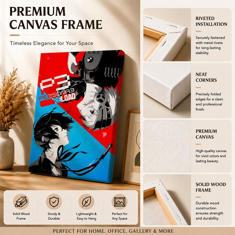 Videogame P-Persona 3 Schilder - Canvas Wrap Ready recensie en prijs