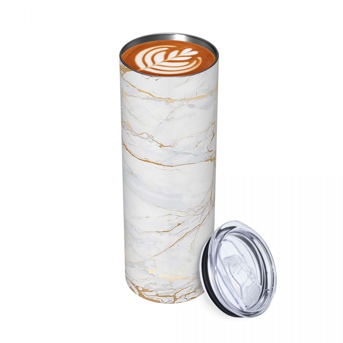 Wit en goud marmeren roestvrij - Tumbler 20Oz White recensie en prijs