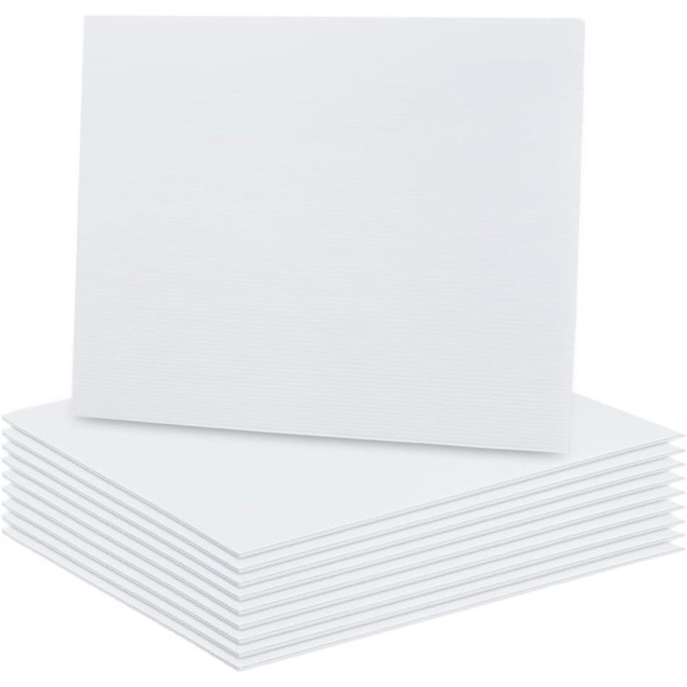 10 Witte Golfkartonplaten 15,7 - Yard Sign Blank recensie en prijs