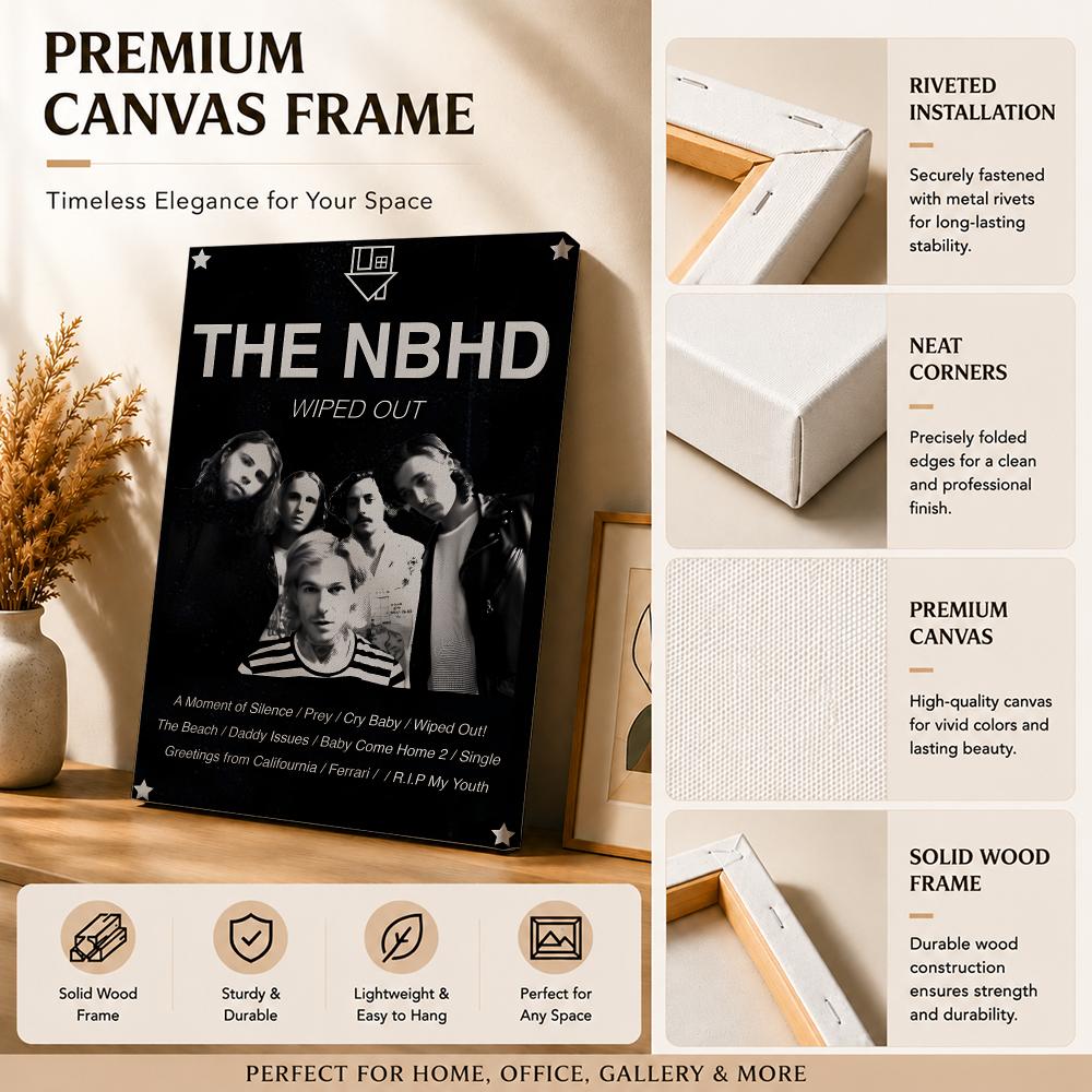 Rockband The N-Neighborhood Sc - Canvas Wrap Ready recensie en prijs