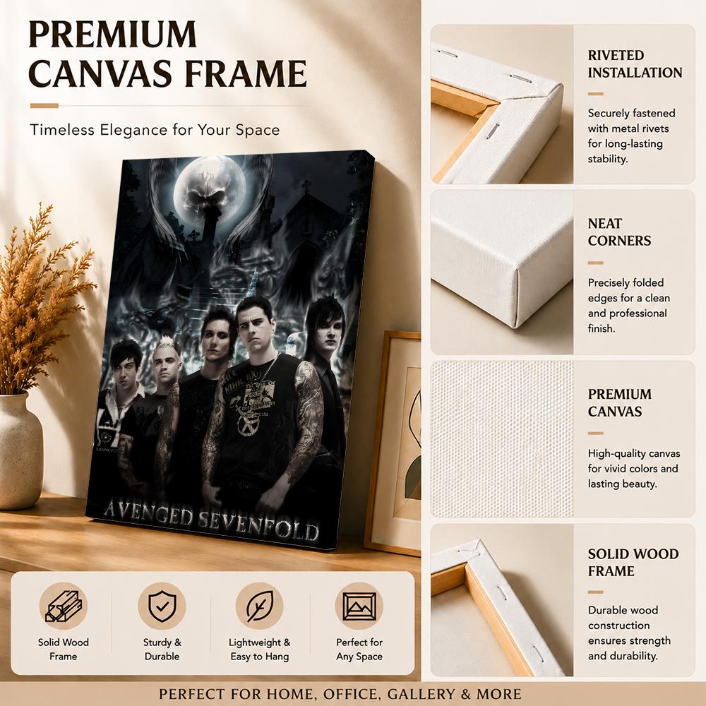 Rockband A-avenged Sevenfold S - Canvas Wrap Ready recensie en prijs