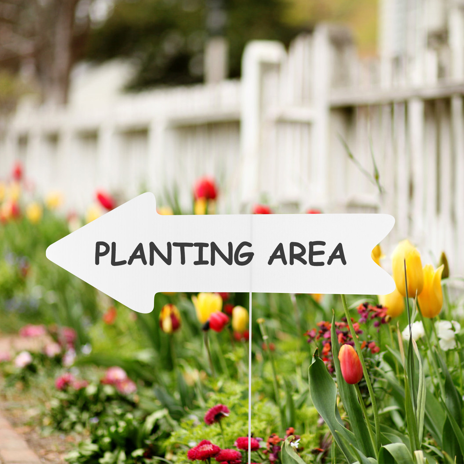 5 stuks plastic blanco tuinbor - Yard Sign Blank recensie en prijs