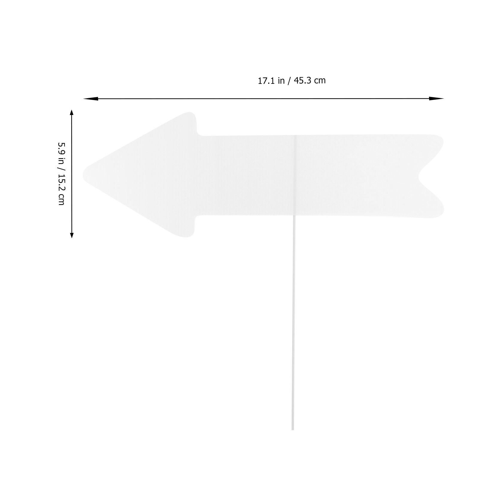 5 stuks plastic blanco tuinbor - Yard Sign Blank recensie en prijs