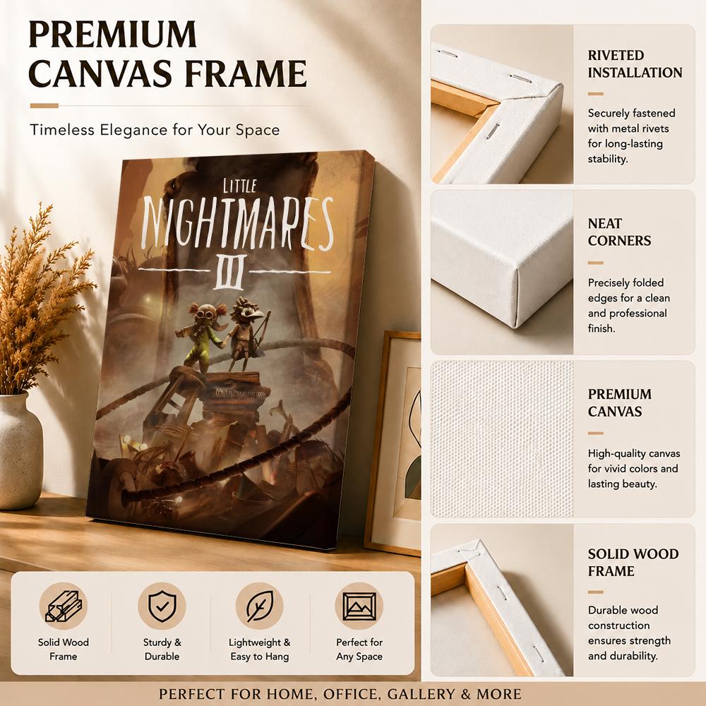 Game L-Little Nightmares Anime - Canvas Wrap Ready recensie en prijs