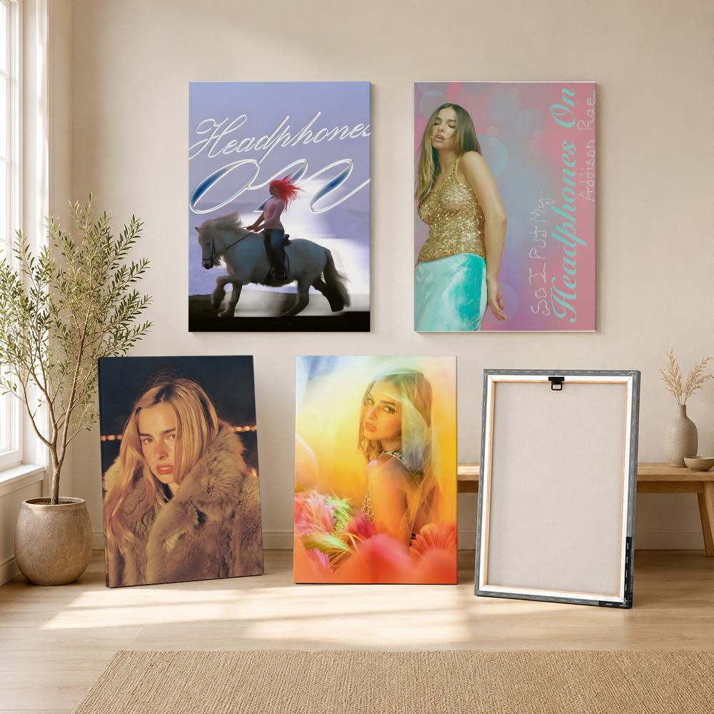 Singer A-addison Rae Schilderi - Canvas Wrap Ready recensie en prijs