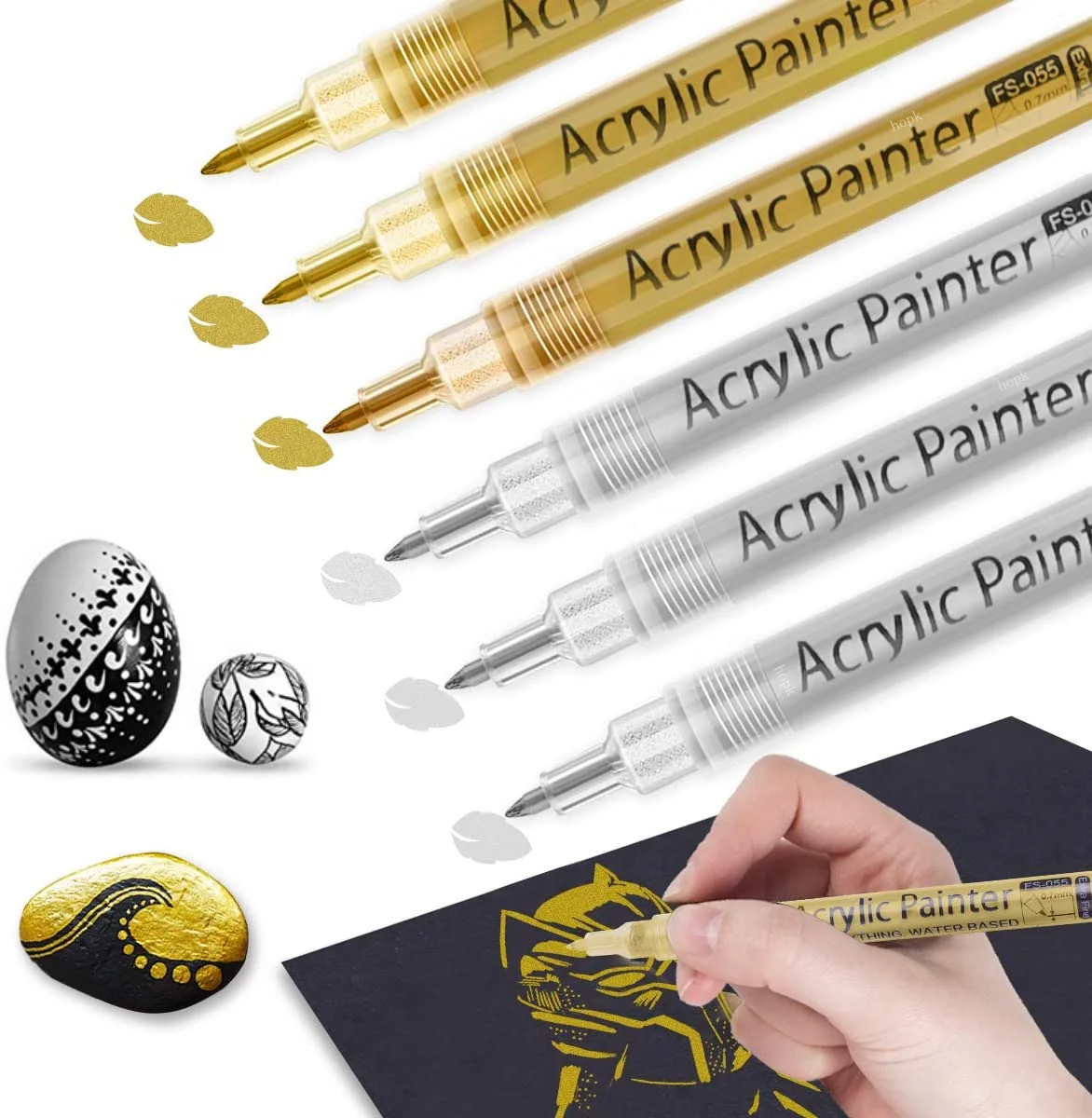 3 stks/set witte acrylverfpen  - Copic Marker Classic recensie en prijs
