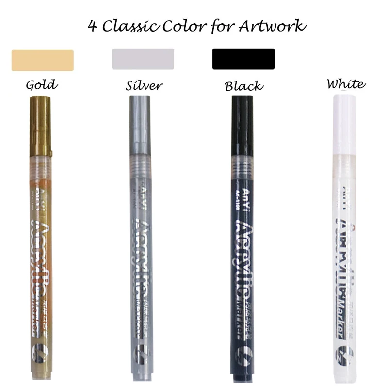 3 stks/set witte acrylverfpen  - Copic Marker Classic recensie en prijs