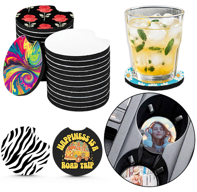 10/20 stuks sublimatie blanco  - Coaster Sublimation Blank recensie en prijs
