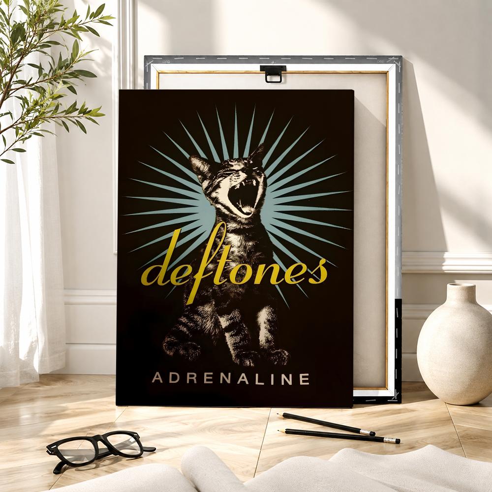 Rockband D-Deftones Schilderij - Canvas Wrap Ready recensie en prijs