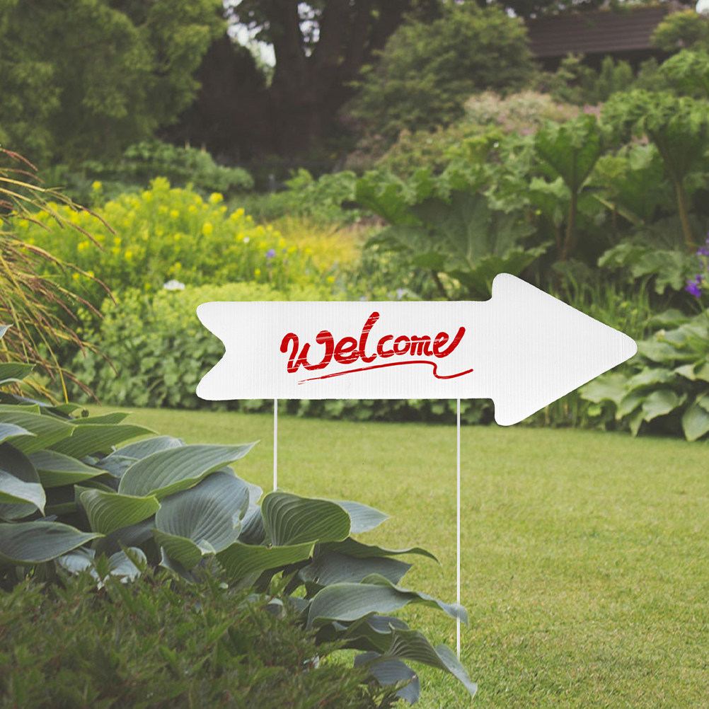 2 stuks blanco pijl tuinbord,  - Yard Sign Blank recensie en prijs