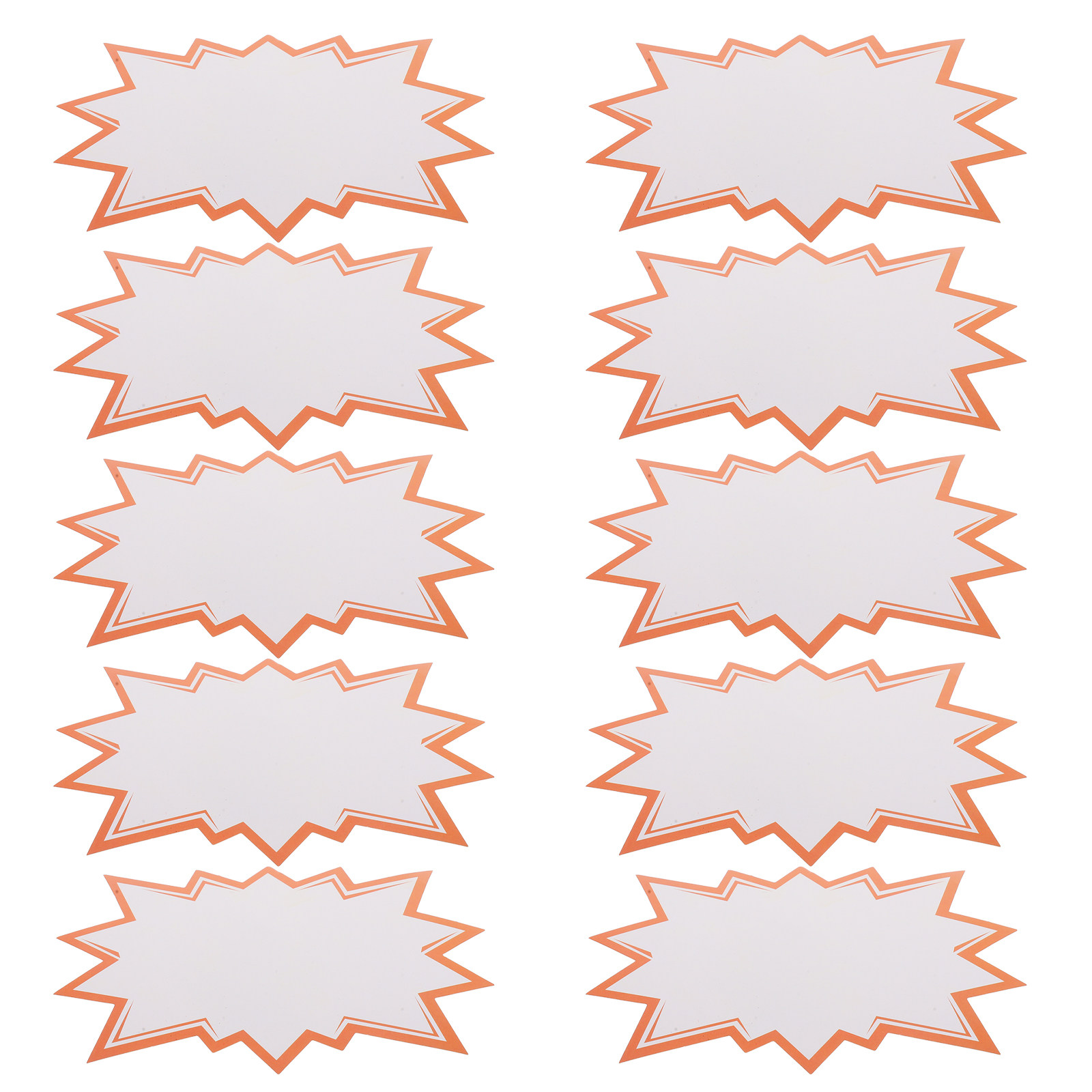 100 stuks papieren prijskaartj - Yard Sign Blank recensie en prijs