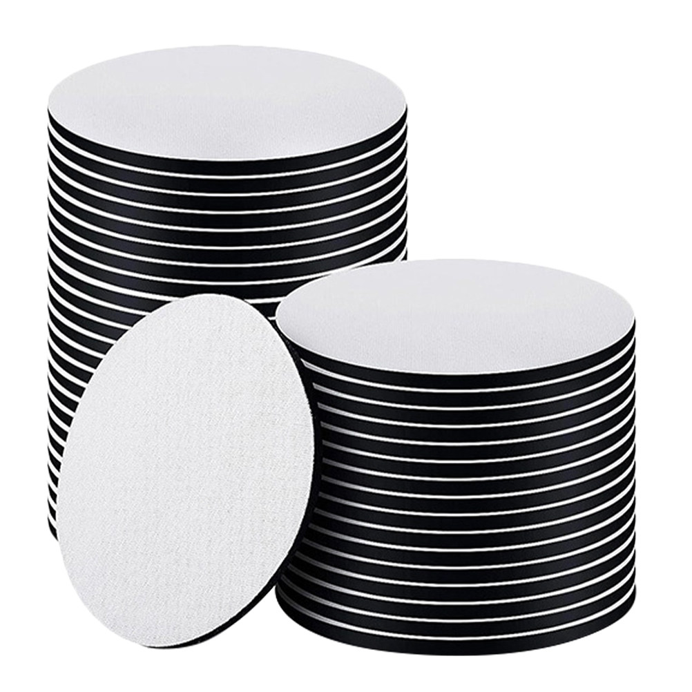50 stuks ronde blanco onderzet - Coaster Sublimation Blank recensie en prijs