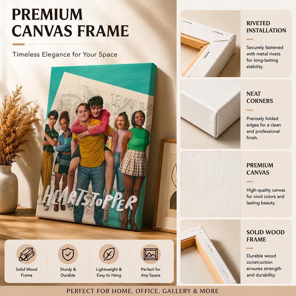 TV Hot H-Heartstopper Film Sch - Canvas Wrap Ready recensie en prijs
