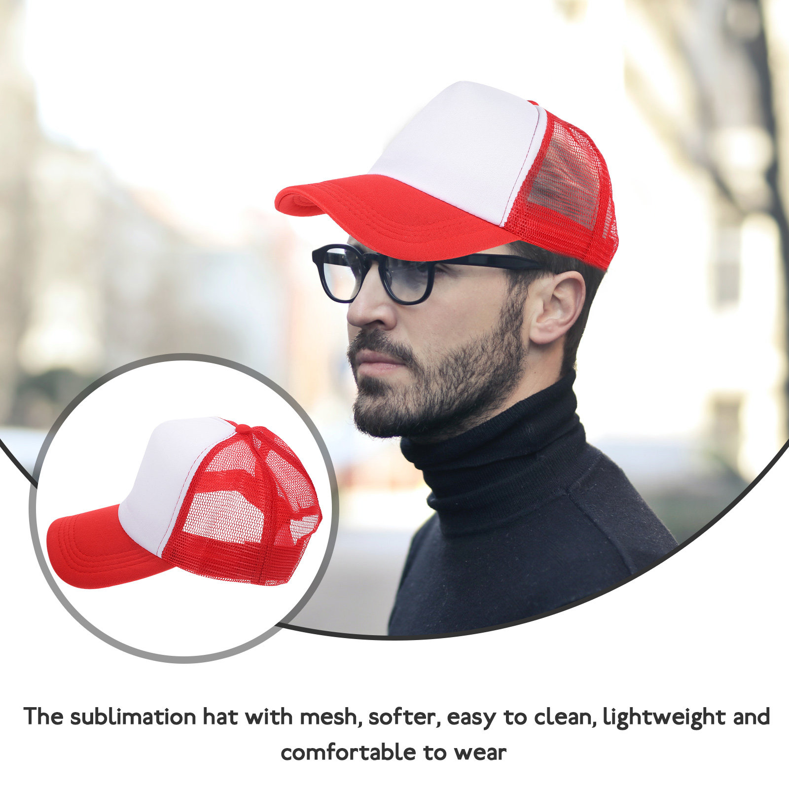10 stuks blanco baseballpetten - Hat Sublimation Blank recensie en prijs
