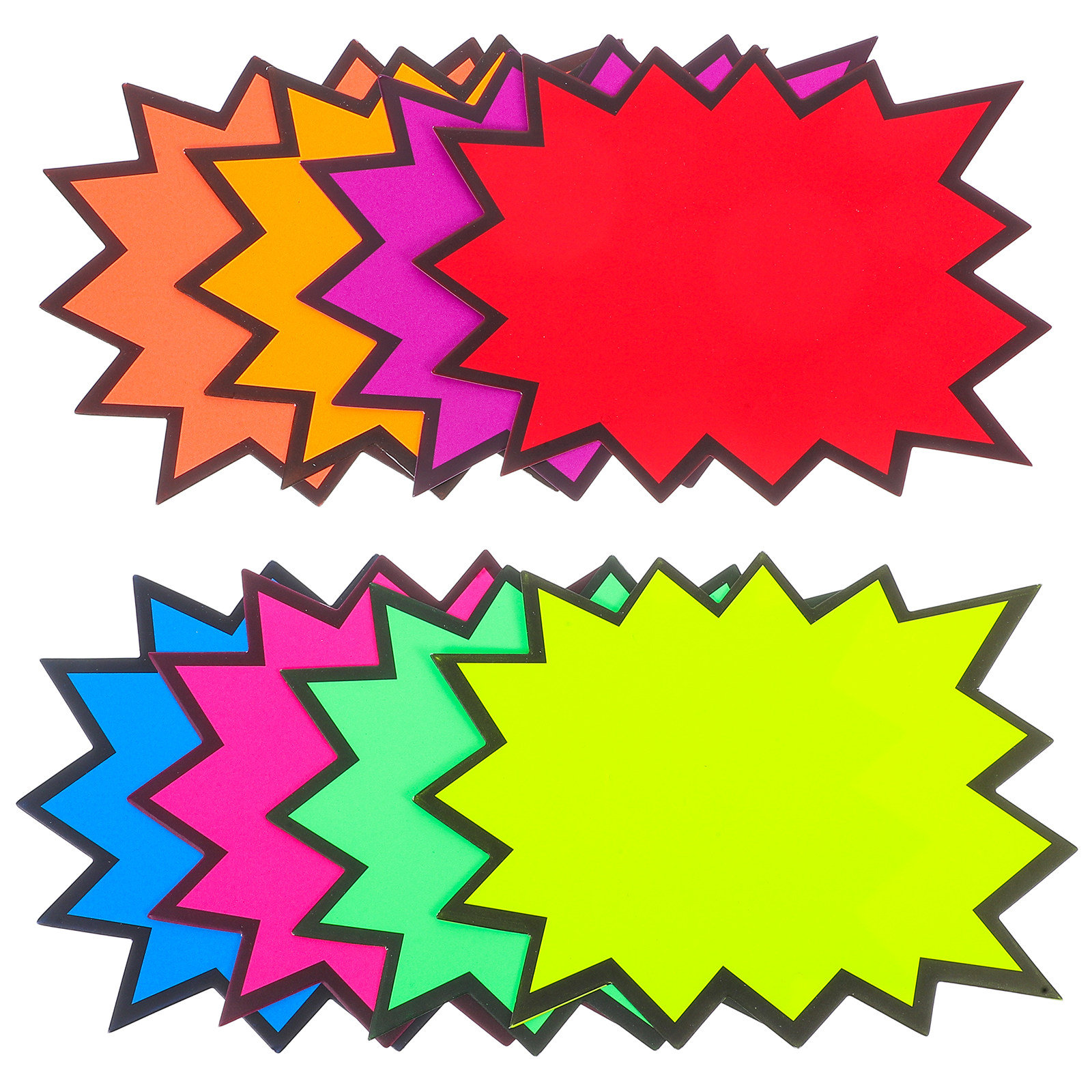 80 stuks fluorescerende prijsk - Yard Sign Blank recensie en prijs