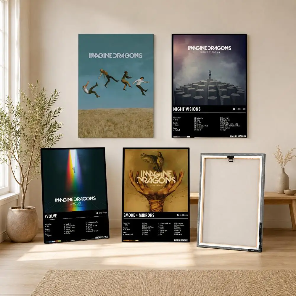 Rockband I-imagine Dragons Sch - Canvas Wrap Ready recensie en prijs