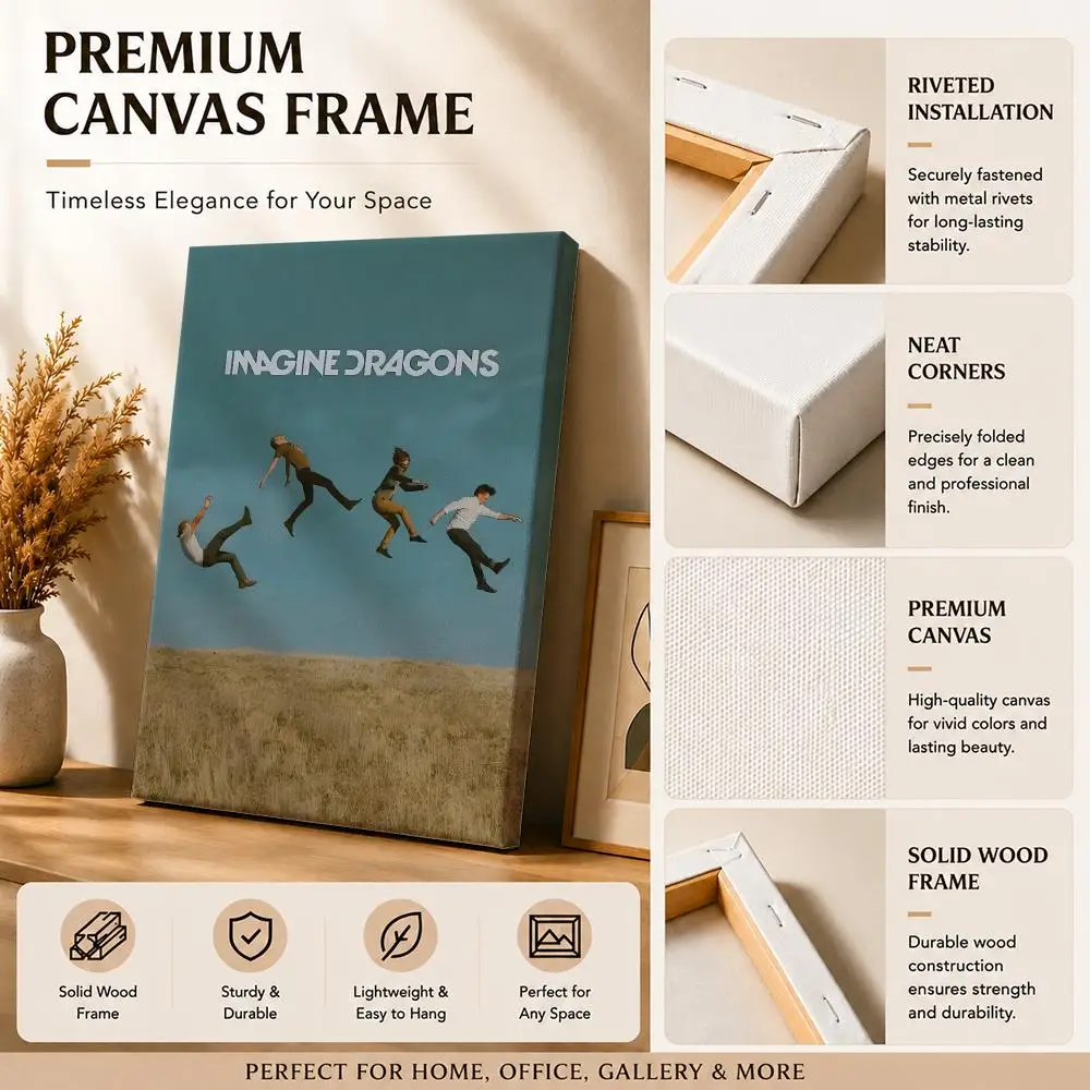 Rockband I-imagine Dragons Sch - Canvas Wrap Ready recensie en prijs