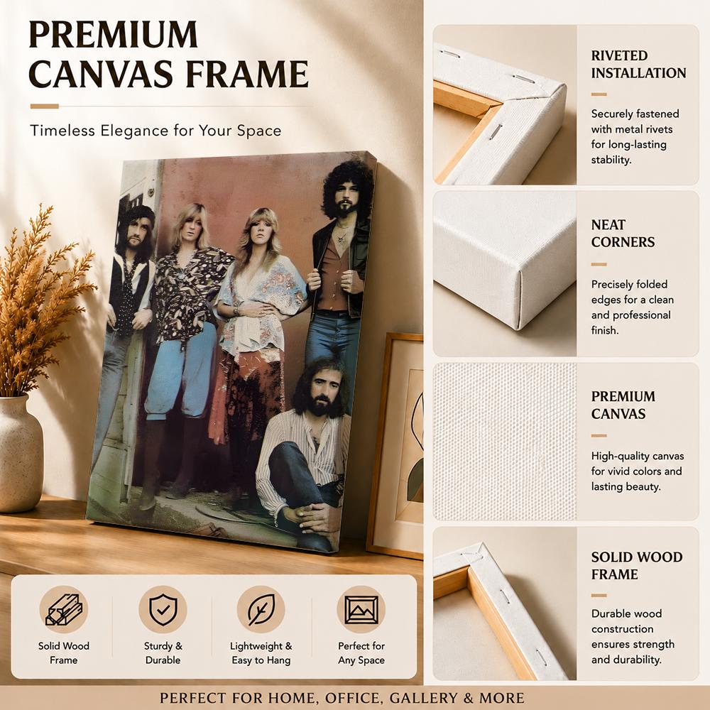 Rockband F-Fleetwood Mac Schil - Canvas Wrap Ready recensie en prijs