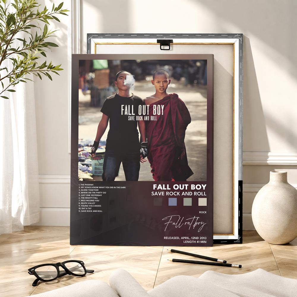 Rockband F-Fall Out Boy Muziek - Canvas Wrap Ready recensie en prijs