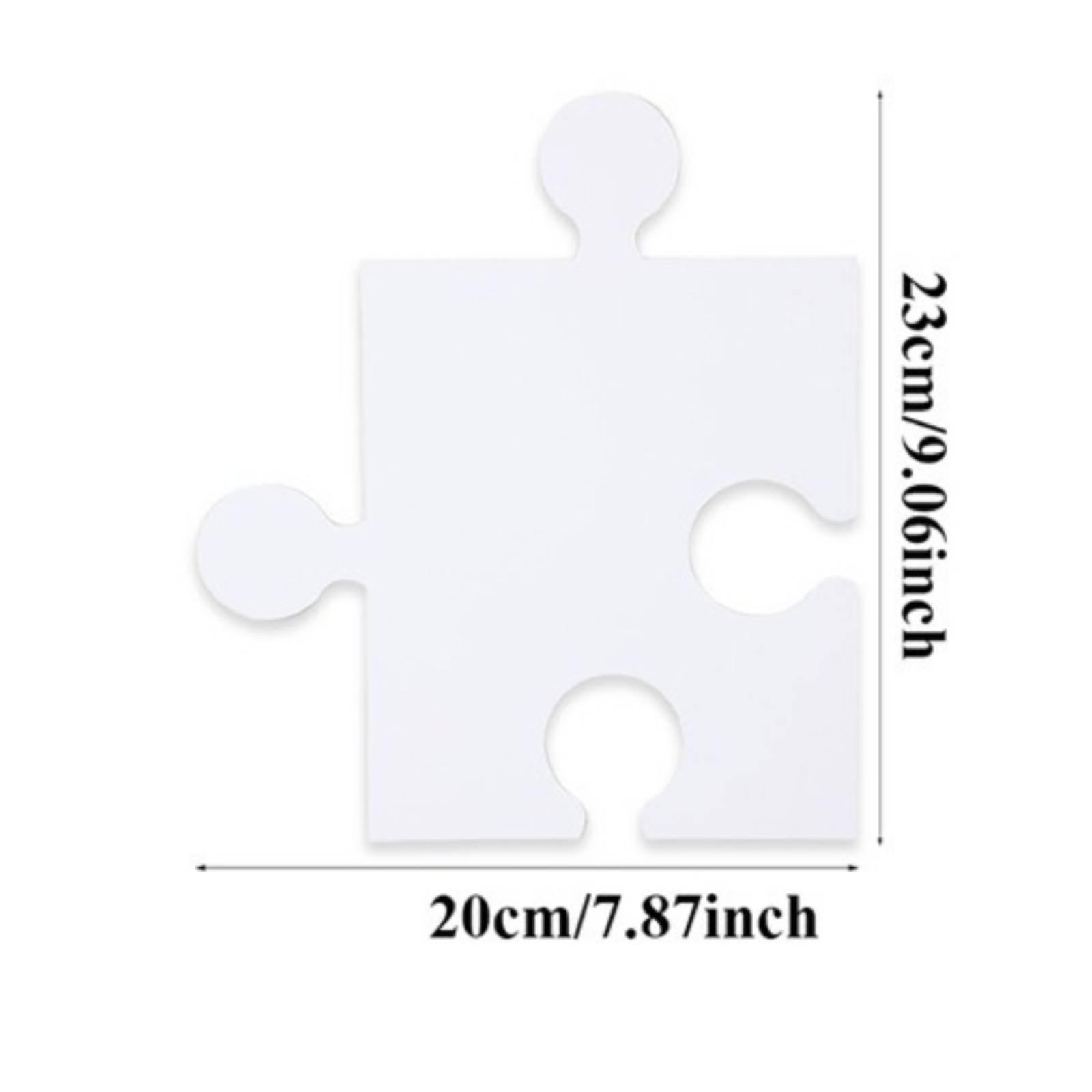 30 stuks blanco puzzelstukjes  - Puzzle Blank White recensie en prijs