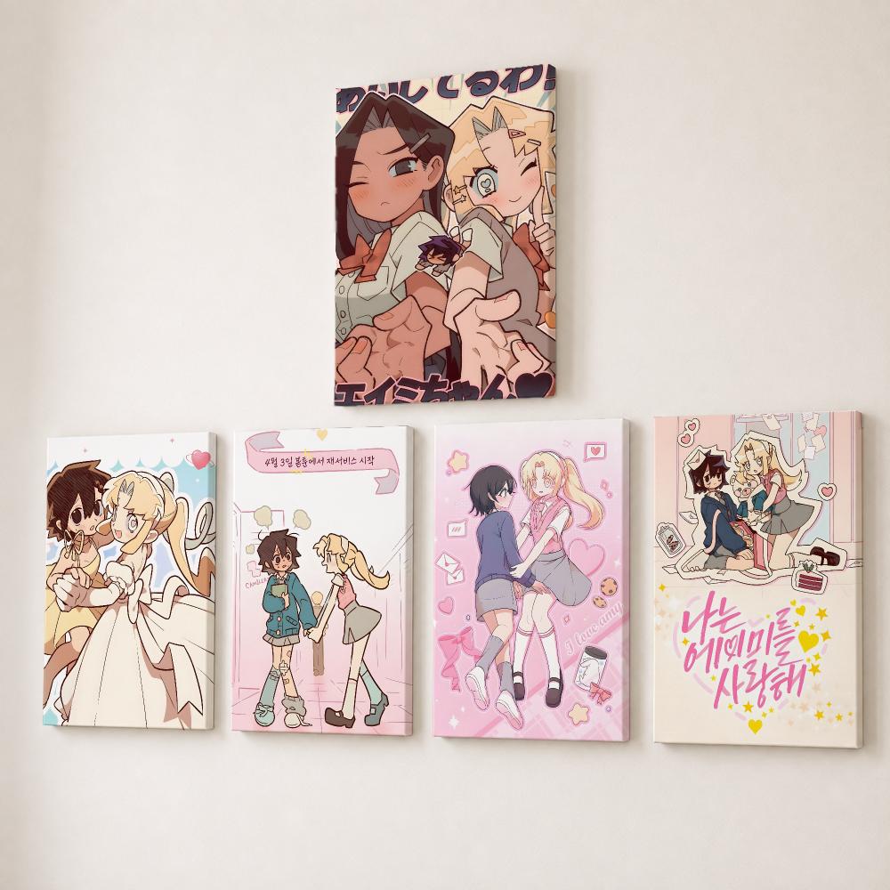 Anime I Love A-Amy Schilderij  - Canvas Wrap Ready recensie en prijs