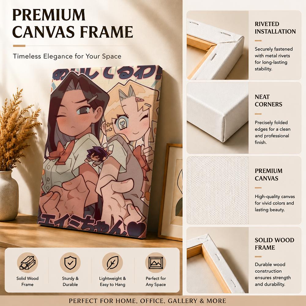 Anime I Love A-Amy Schilderij  - Canvas Wrap Ready recensie en prijs